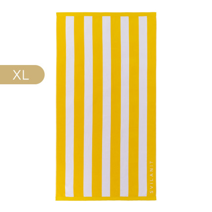 Svilanit premium veliki ručnik za plažu Yellow, 100 x 180 cm