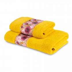 Kupaonski ručnik Svilanit RoseGarden - žuta