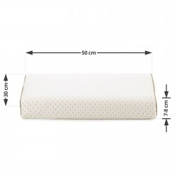 Anatomski jastuk od lateksa Vitapur, niži - 30x50x7/8 cm