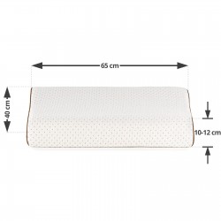 Anatomski jastuk od lateksa Vitapur XL Comfort, viši