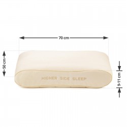 Klasični jastuk Hitex Bamboo Higher Side Sleep s vlaknima bambusa