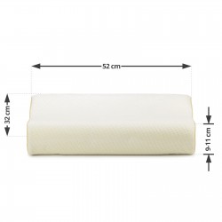 Anatomski jastuk Vitapur MemoDream - 32x52x11,5/9,5 cm