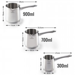 Džezva Rosmarino Pour&Cook II - 900 ml