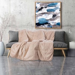 Dekorativni pokrivač/jastuk Svilanit SoftTouch 4u1 – boja pijeska