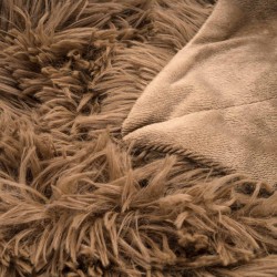 Dekorativni pokrivač Vitapur Fluffy – smeđi