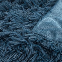 Dekorativni pokrivač Vitapur Fluffy - plavi