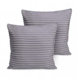 Set jastučnica za dekorativni jastuk Svilanit Dream Velvet - sivi