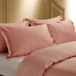 Pamučno satenska PREMIUM posteljina Svilanit Francesco, roza