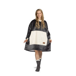 Hoodie deka za odrasle Svilanit Midnight Charm + Poklon čarape