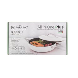 Tava za kuhanje na pari, sotiranje i prženje Rosmarino Chef’s Choice All-in-One, 28 cm – bež
