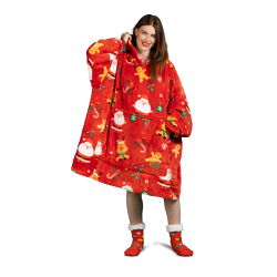 Vitapur hoodie deka Svilanit XmassJoy + poklon: čarape