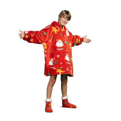 Vitapur dječja hoodie deka Svilanit XmassJoy + poklon: čarape