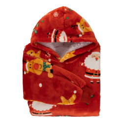 Vitapur dječja hoodie deka Svilanit XmassJoy + poklon: čarape