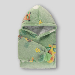 Vitapur dječja hoodie deka Svilanit JungleCool + poklon: čarape