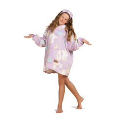 Vitapur dječja hoodie deka Svilanit DreamiCorn + poklon: traka za kosu