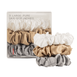 Svilanit set od tri elastične gumice za kosu od vrhunske mulberry svile Elegance