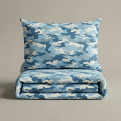 Svilanit dječja pamučna posteljina Camo