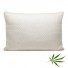 Klasični oblik jastuka Cannabia Soft je univerzalan i primjeren za sve položaje spavanja i osobe koje vole gužvati i savijati jastuk tijekom sna. U navlaku jastuka ušivena su prirodna vlakna konoplje za iznimnu prozračnost i duži životni vijek jastuka. Jastuk je u cijelosti periv na 60 °C.
