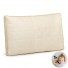Klasičan oblik jastuka Bamboo My First Pillow za sve položaje spavanja. Jastuk je namijenjen djeci od 1. godine nadalje te je podesiv prema visini i tvrdoći. Kombinacija nebijeljenog pamuka i prirodnih bambusovih vlakana u navlaci jastuka za posebno osjetljivu dječju kožu. Jastuk je u cijelosti periv na 60 °C.