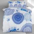 Vrijeme je za potpuno uživanje u modernim pamučnim posteljinama! Posteljina Blue Mandala od renforce platna, mekane tkanine, jednostavne za održavanje. Neka vas oduševi moderan dizajn s motivom mandale za udoban i ugodan san. Posteljina je periva na 40 °C.