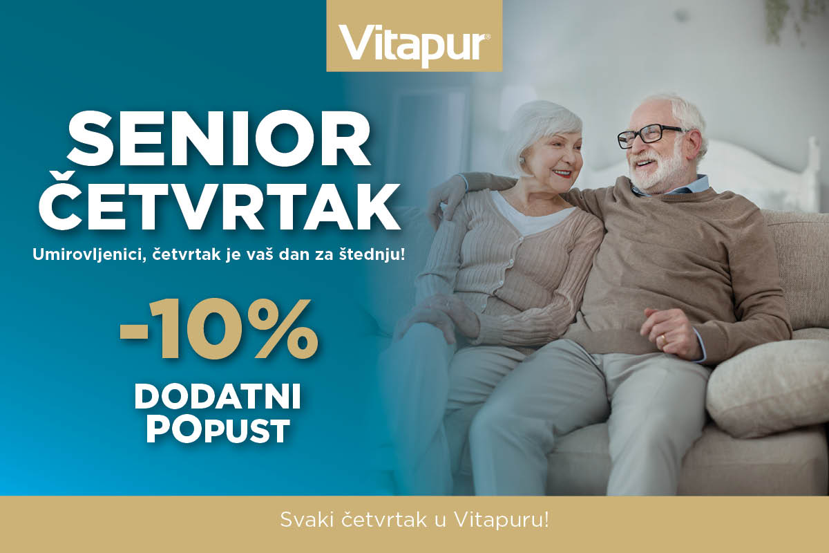 Vitapur Senior četvrtak – dan za umirovljenike!
