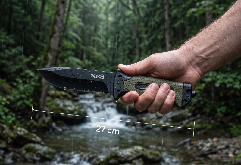 Ergonomska gumirana drška za siguran hvat