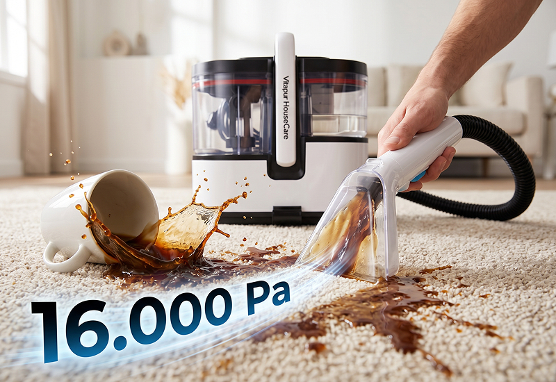 Iznimna snaga usisavanja CleanBoost i parni sustav SteamForce
