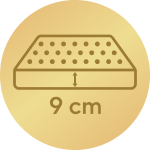 9 cm čiste udobnosti