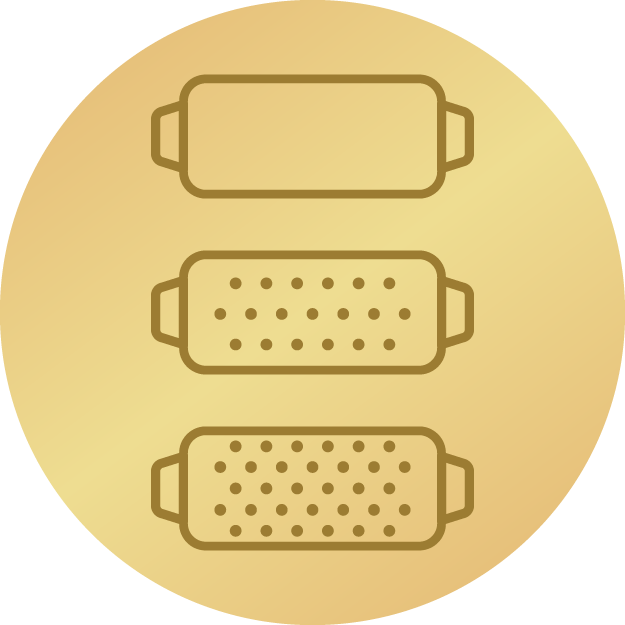 3 razine grubosti brušenja